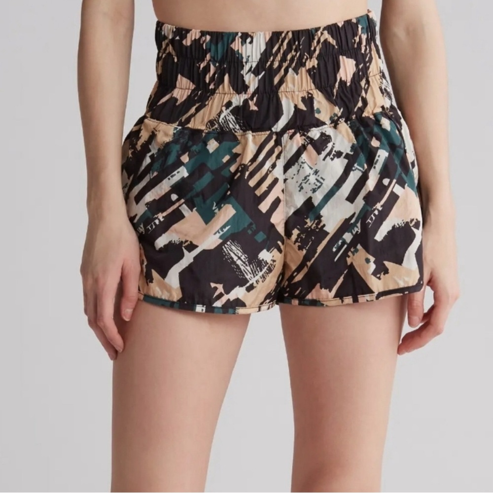 FP Movement by Free People Multicolor Abstract Athletic Shorts
